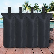 Canopy Tent Sand Bags Gazebo Weights Bags,4 Pack,120LBS,Black - £23.18 GBP