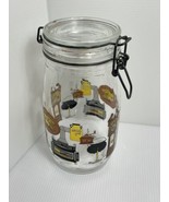 RARE Vintage ARC French Glass 1.5 L Canning Storage Jar Furniture Home L... - £14.25 GBP
