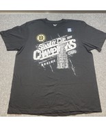 2011 Boston Bruins NHL Stanley Cup Final Ice Hockey T-Shirt Size 2X MH - $376.33 MXN
