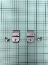 Whirlpool Washer Set of 2 Cabinet Clips W10248088 With Screws - $8.95