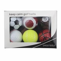 6pcs/Pack Novelty  Practice Golf Balls Ballen Two Layer Golf Pelotas orted Golf  - £92.84 GBP