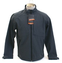 Hawke &amp; Co. Gray Pro Series Performance Soft Shell Zip Front Jacket Men&#39;s NWT - £78.30 GBP