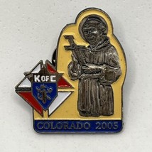 Colorado Knights Of Columbus Lodge KoFC Club Organization Enamel Lapel Hat Pin - £4.77 GBP