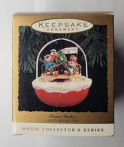 1994 Hallmark Keepsake Magic Ornament Forest Frolics - Light &amp; Motion IN BOX - £13.22 GBP