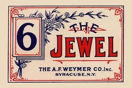The Jewel Broom Label - $19.97