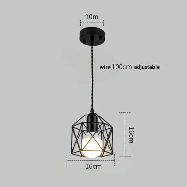  Restaurant Dining Table Wrought  Small Lamps And Lanterns Simple Pendant Light  - £163.84 GBP