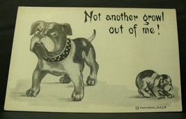 Vintage Postcard Dog Puppy 1909 Comic Signed F A Moss - £2.31 GBP