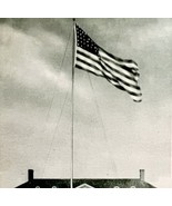 Fort Lewis American Flag Postcard Post Headquarters Washington 1930-40s ... - €17,30 EUR