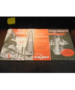 LOT of 3 1950&#39;S Romance of Steel Industry Advertising Brochures - $24.99