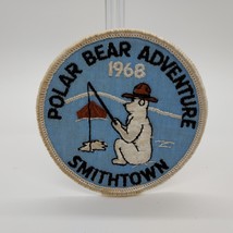 Vintage 1968 Boy Scouts BSA Smithtown Polar Bear Adventure 3&quot; Diameter Patch - £10.08 GBP