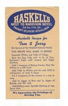 Haskell's Liquor Store s 7th St Minneapolis MN Recipe for Tom &amp; Jerry - $13.86