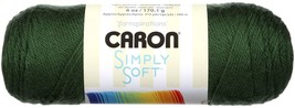 Caron Simply Soft Solids Yarn-Dark Sage (Pack of 3) - $959.81 MXN