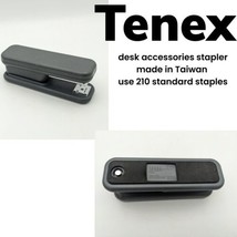 Vintage Tenex Desk STAPLER Gray with White Specks Plastic Taiwan 6.5&quot; Length  - $14.70