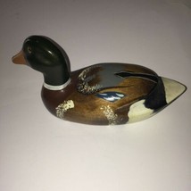 Vintage Hand Carved Wooden Decorative Mallard Duck Decoy - £59.69 GBP