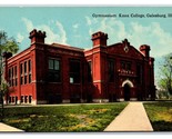 Gymnasium Knox College Galesburg Illinois IL UNP DB Postcard Y2 - £3.07 GBP