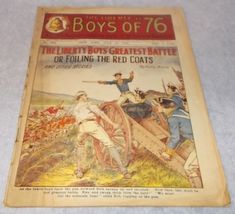 Liberty Boys of 76 Weekly Juvenile American Revolution 1912 Pulp Magazine July  - £15.77 GBP
