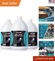 Safe Low Odor 3 Gallon Epoxy Resin - Perfect for River Tables and Crafts - $238.47