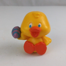 Vintage American Greetings Easter Duckling With Easter Egg 2.25&quot; Toy Figure - €4,12 EUR