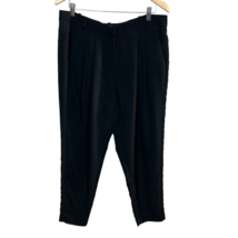 Calvin Klein Dress Pants Womens 12 Black Pleat Front Tapered Straight Leg Office - £15.71 GBP