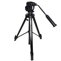 Velbon Tripod DV-48 Camera with Vel-Flo 8 PH-258 Head Video Adjustable Legs - £23.67 GBP