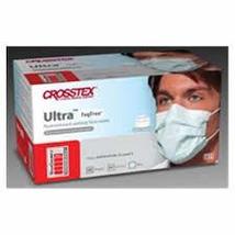 Crosstex CR-GCFCX Ultra Fogfree Earloop Mask Blue (Pack of 40) - $15.99
