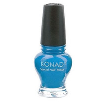 Konad Stamping Nail Art Special Nail Polish Princess CORAL BLUE 12 ml  - $14.99