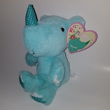 Make Believe Ideas 2023 Blue Rhinocorn Rhino Plush Lovey 9&quot; Stuffed Toy w/TAG - £22.28 GBP