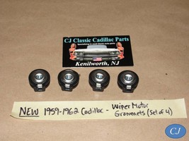 NEW 1959-1962 CADILLAC WIPER MOTOR MOUNTING GROMMETS INSULATORS (SET OF 4) - $59.39