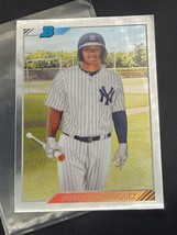 Jasson Dominguez Rookie Card 2020 bowman heritage chrome rc 92cp-jas yankees nyy - £10.61 GBP