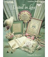 United In Love Leisure Arts Cross Stitch Pattern Leaflet 304 Wedding Mar... - £5.57 GBP
