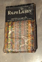 New Ralph Lauren LELAND Fair Isle 2 Standard Pillowcases New Old Stock V... - $131.57