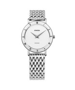 ROMA, Roman Numerals Swiss Quartz Watch, 15mm Band - White Dial - $633.26 CAD