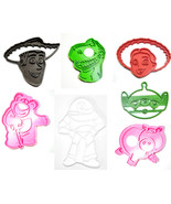 Toy Story Characters Woody Jessie Buzz Alien Set of 7 Cookie Cutters USA... - €17,94 EUR