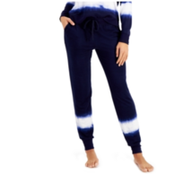 ALFANI Ultra-Soft Jogger Pajama Pants, Navy Tie Dye NWT SMALL - £7.47 GBP