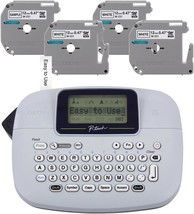 Brother Pt-M95 P-Touch Monochrome Label Maker Bundle (4 Label Tapes, White - £41.55 GBP