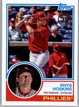 2018 Topps 1983 Topps Baseball 83-30 Rhys Hoskins Rookie Philadelphia Phillies - £2.35 GBP