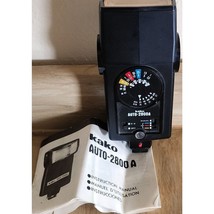 Vintage Kako Auto 2800A Camera Flash With Manual See Pictures Works - $11.67