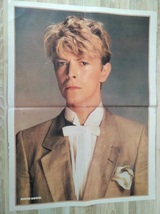 David Bowie Vintage 1980s from ROCK Magazine Yugoslavia Unique Bowie Mem... - £11.80 GBP