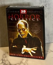 Horror Classics 50 Movie Pack Anniversary Edition 2009 12 Disc Set Halloween DVD - £5.89 GBP