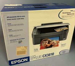 Epson Stylus CX3810 Color Inkjet All Purpose All In One Printer NEW Fact... - $111.37