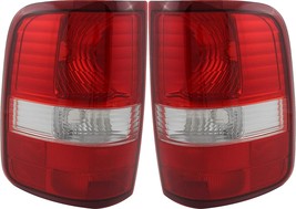 Tail Lights For Ford Truck F150 2005-2008 Styleside Clear Reverse Lens Pair - $84.11