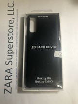 GENUINE Samsung LED Back Cover Galaxy S20 5G EF-KG980CBEGUS- Black OPEN BOX - £27.37 GBP
