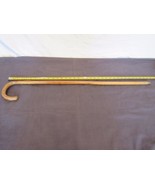 VTG Bent Wood Walking Stick Costume Party Accessory  Prop 34&quot; - £11.75 GBP