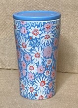Opalhouse Blue Shabby Floral Stoneware Travel Mug w Lid - £9.34 GBP