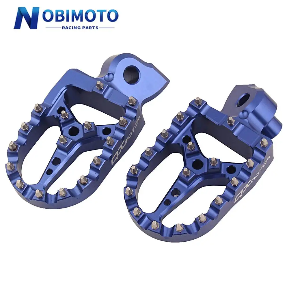 Motorcycle foot pegs pedals foot rests for yamaha yz wr 65 85 125x 250fx 450fx for thumb200