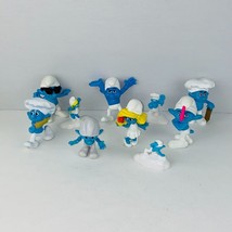 Smurfs Lot of 10 Toy Character Figures 2011 2013 2017 Baker Smurfette &amp; More - £15.24 GBP