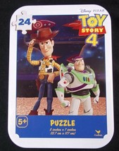 Toy Story 4 mini puzzle in collector tin Woody &amp; Buzz 24 pcs New Sealed - £3.13 GBP