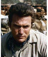 Clint Eastwood as trail boss Rowdy Yates 1960&#39;s western Rawhide 5x7 inch... - £5.57 GBP