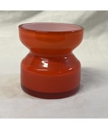 BERGDALA GLASBRUK SWEDEN GLASS VASES MCM DANISH MODERN HOLMEGAARD Red Wh... - $124.52 CAD