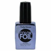 SALLY HANSEN Color Foil Metallic Chrome Nail Polish - Leaden Lilac - £11.83 GBP